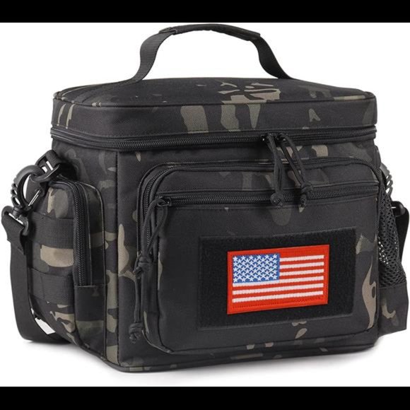 Lunch Box Tactical Lunch Bag Webbing Leakproof Insulated Large Lunch Cooler